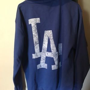 LA dodgers zip up hoodie